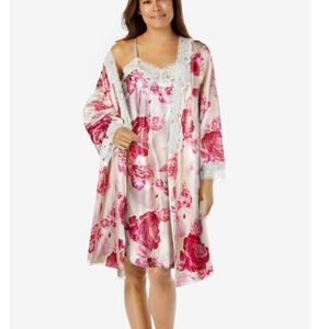 Robe and nighty. Knee length.  Amoureuse. 18/20 XL to XXL